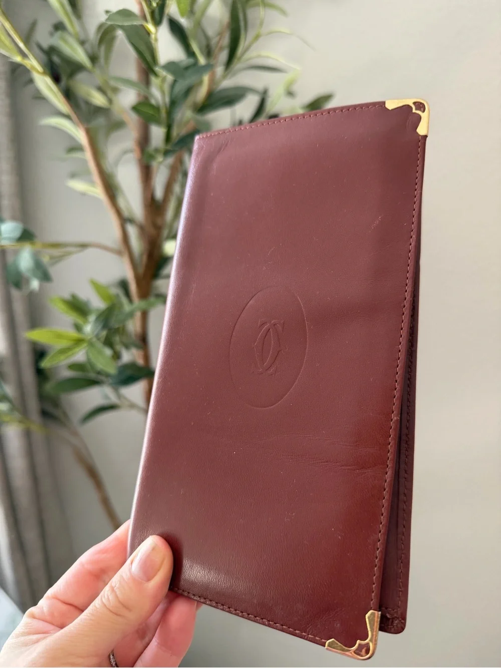 Cartier Wallet / Holds Passport : 100% authentic